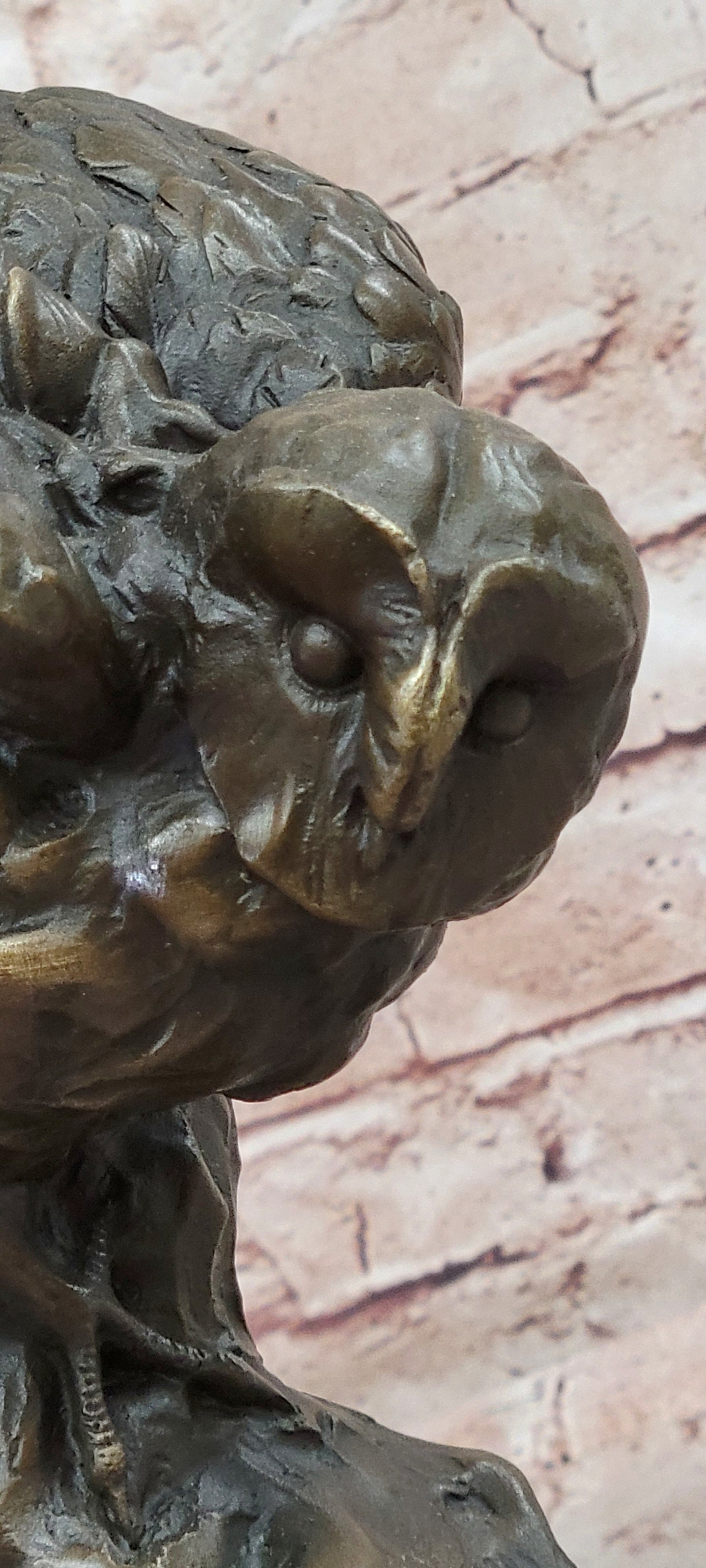 Art Bronze Flying Owl Statue Animal Sculpture Desk Statue by Milo Statue