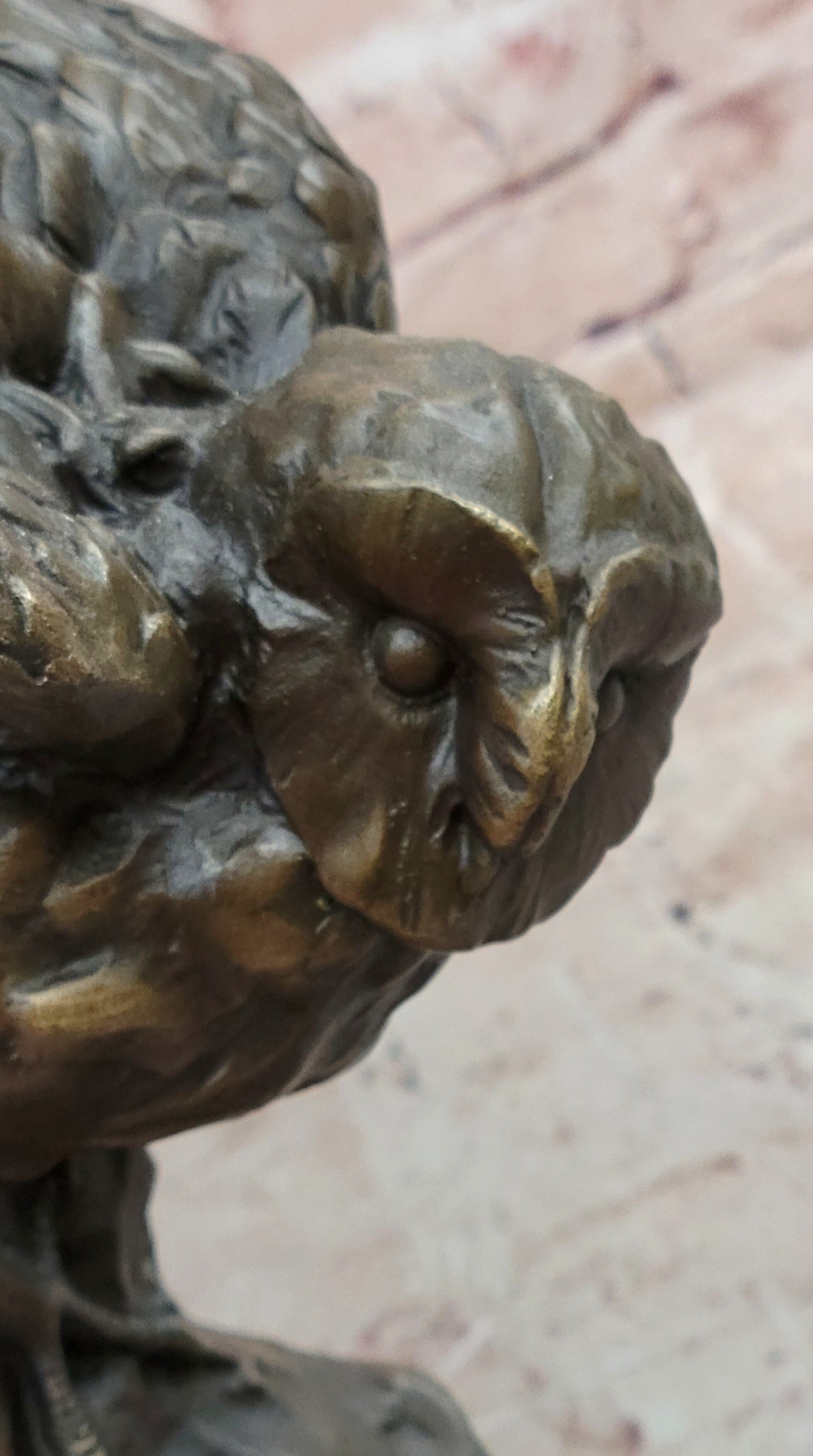Art Bronze Flying Owl Statue Animal Sculpture Desk Statue by Milo Statue