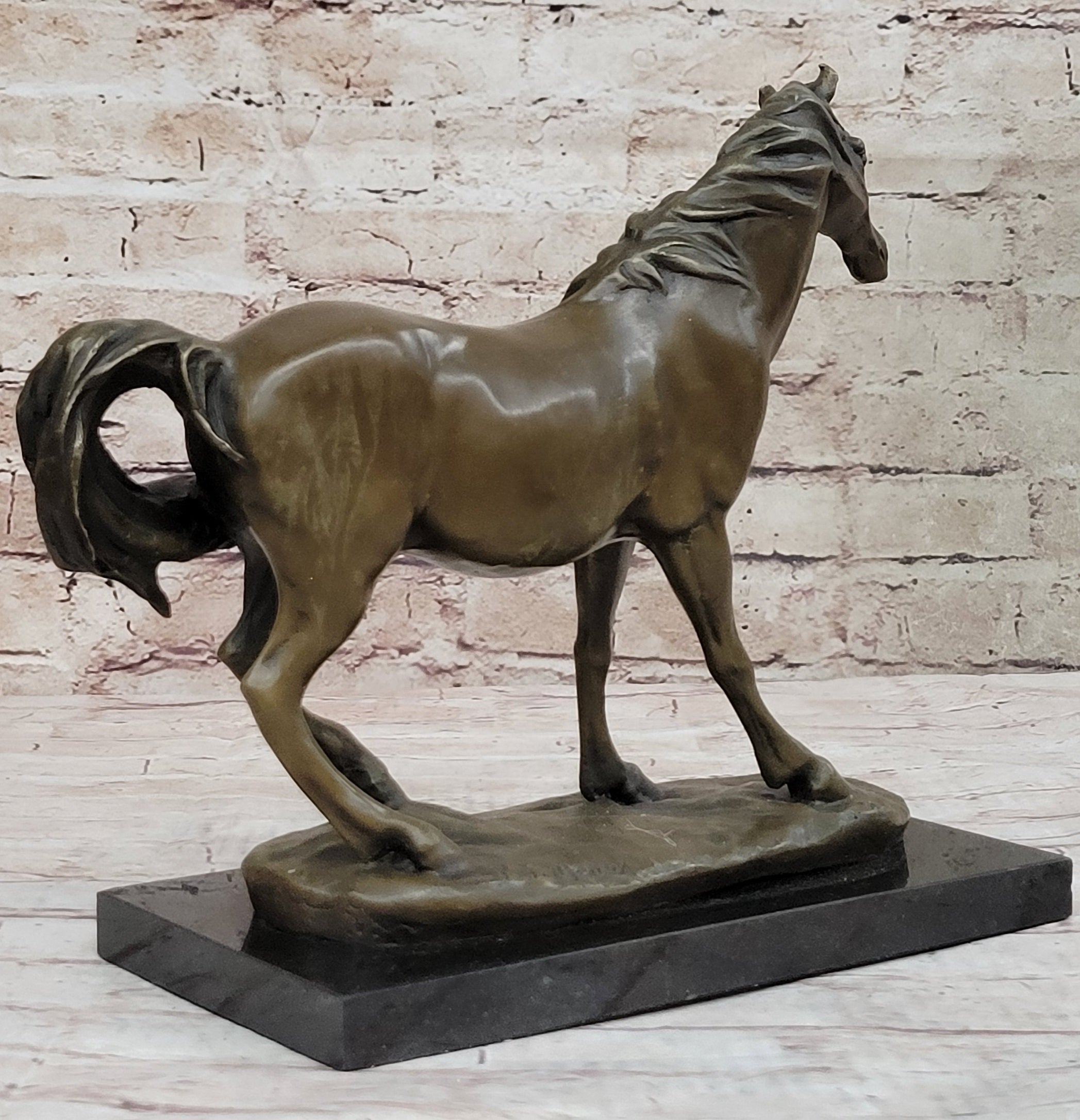Arabian Horse Bronze Sculpture PJ Mene 10" x 11"