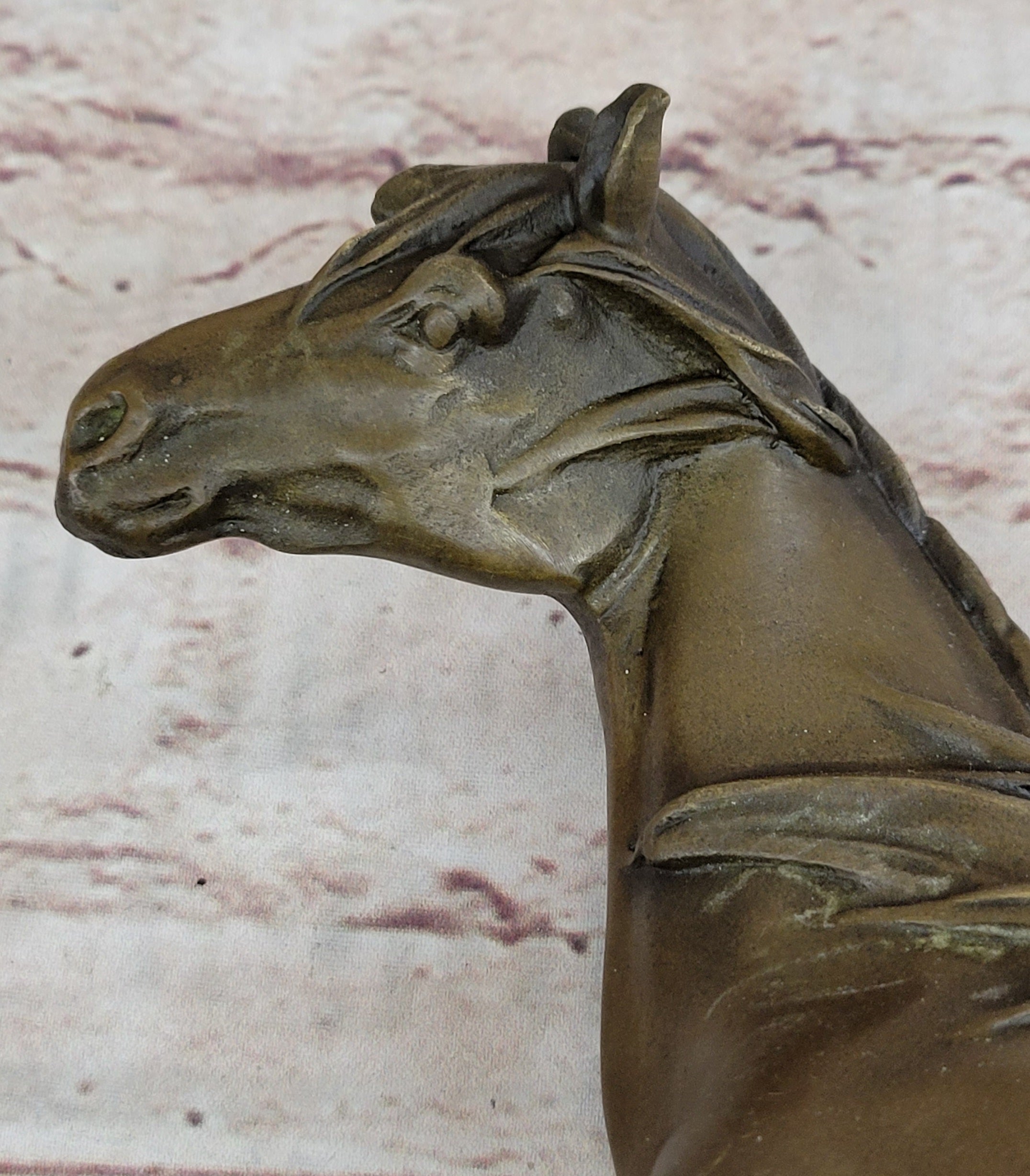 Arabian Horse Bronze Sculpture PJ Mene 10" x 11"