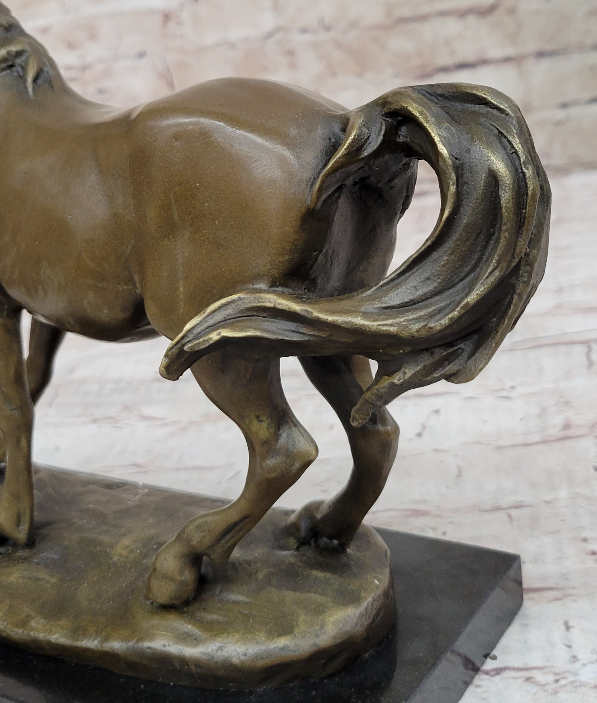 Arabian Horse Bronze Sculpture PJ Mene 10" x 11"