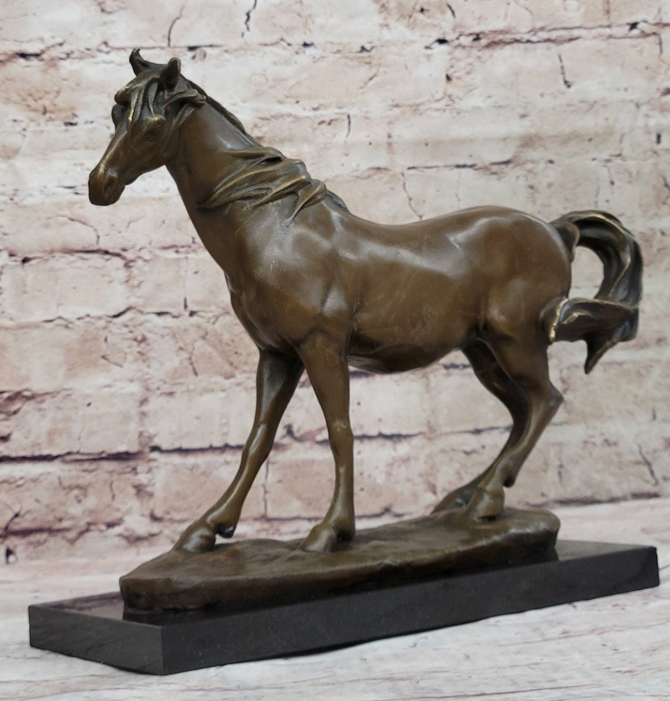 Arabian Horse Bronze Sculpture PJ Mene 10" x 11"