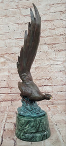 Golden Dawn Flight Majestic Bronze Pheasant Sculpture of Prosperity by Milo