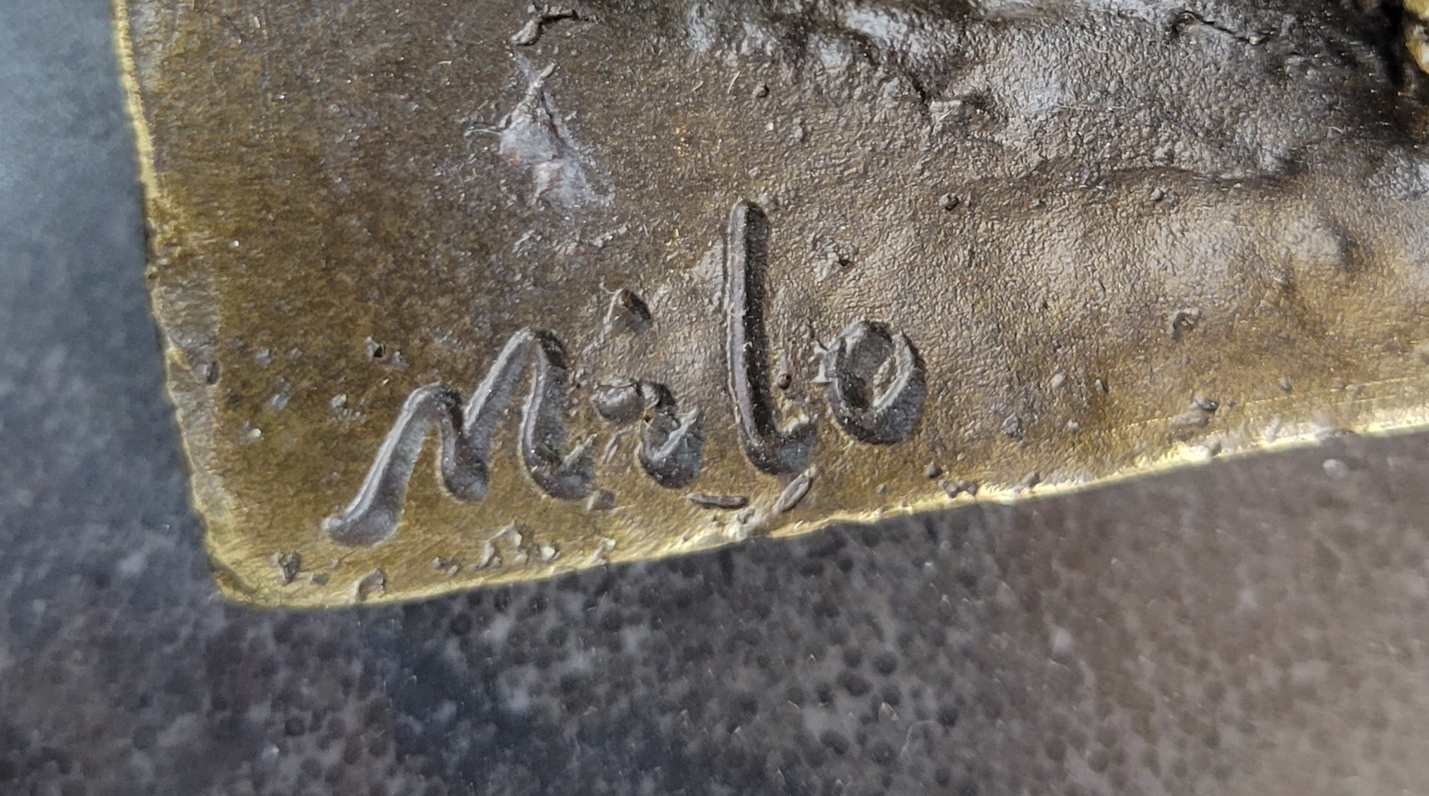 Collector Edition Signed Milo Three Brazilian Parrots Bronze