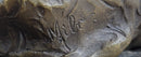Signed Milo Polar Bear Bronze Sculpture Marble Base