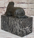 Art Deco Hot Cast Polar Bear Bookend Bronze Sculpture