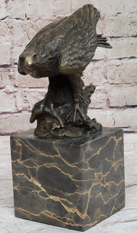 Art Deco Vienna Bronze Falcon American Eagle Sculpture