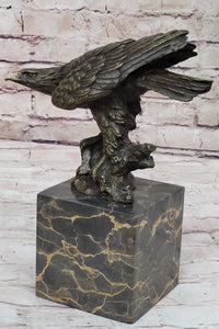 Art Deco Vienna Bronze Falcon American Eagle Sculpture