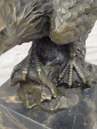Art Deco Vienna Bronze Falcon American Eagle Sculpture