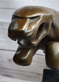 Signed Original Artwork by Milo Jaguar Panther Bronze Sculpture
