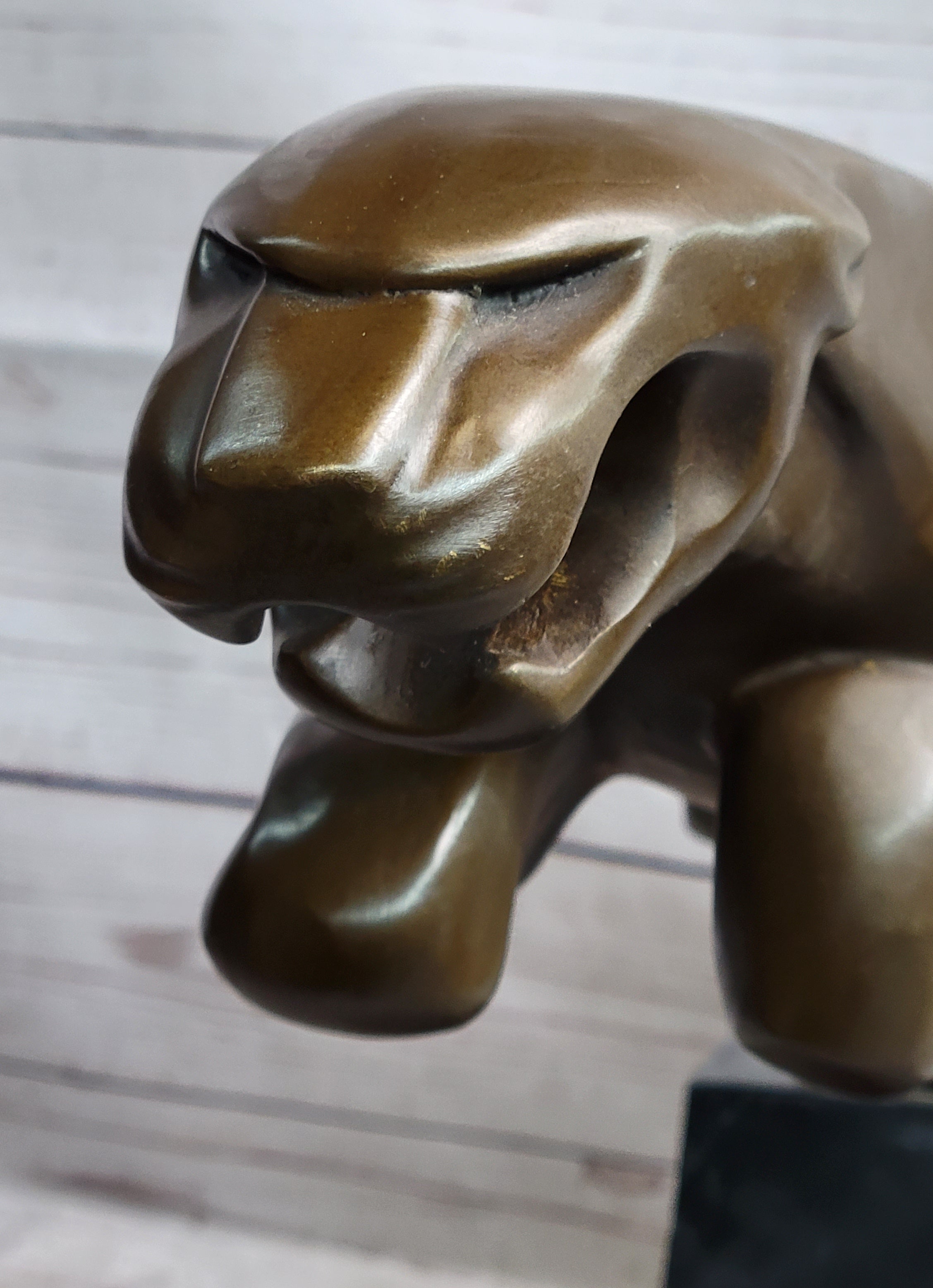 Signed Original Artwork by Milo Jaguar Panther Bronze Sculpture