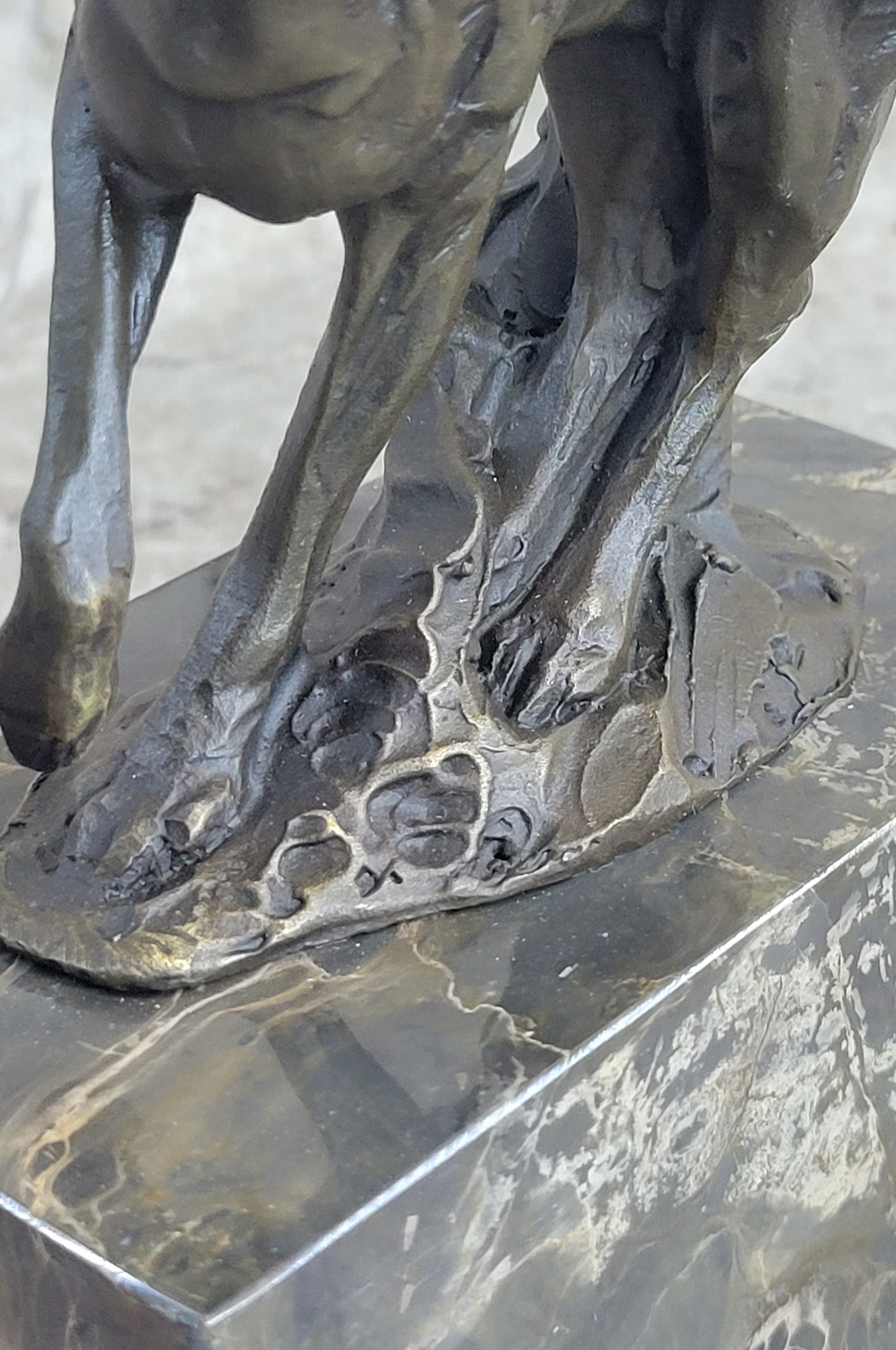 Signed Milo Panther Cougar Jaguar Bronze Sculpture