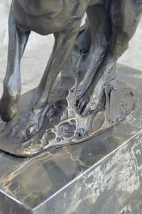 Signed Milo Panther Cougar Jaguar Bronze Sculpture