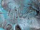 Art Deco Multi Color Patina American Bald Eagle Bronze Artwork