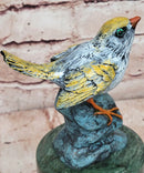 Love Birds Finial Cast Brass/Bronze OLD~ Beautiful Patina Finch Finches Pigeons