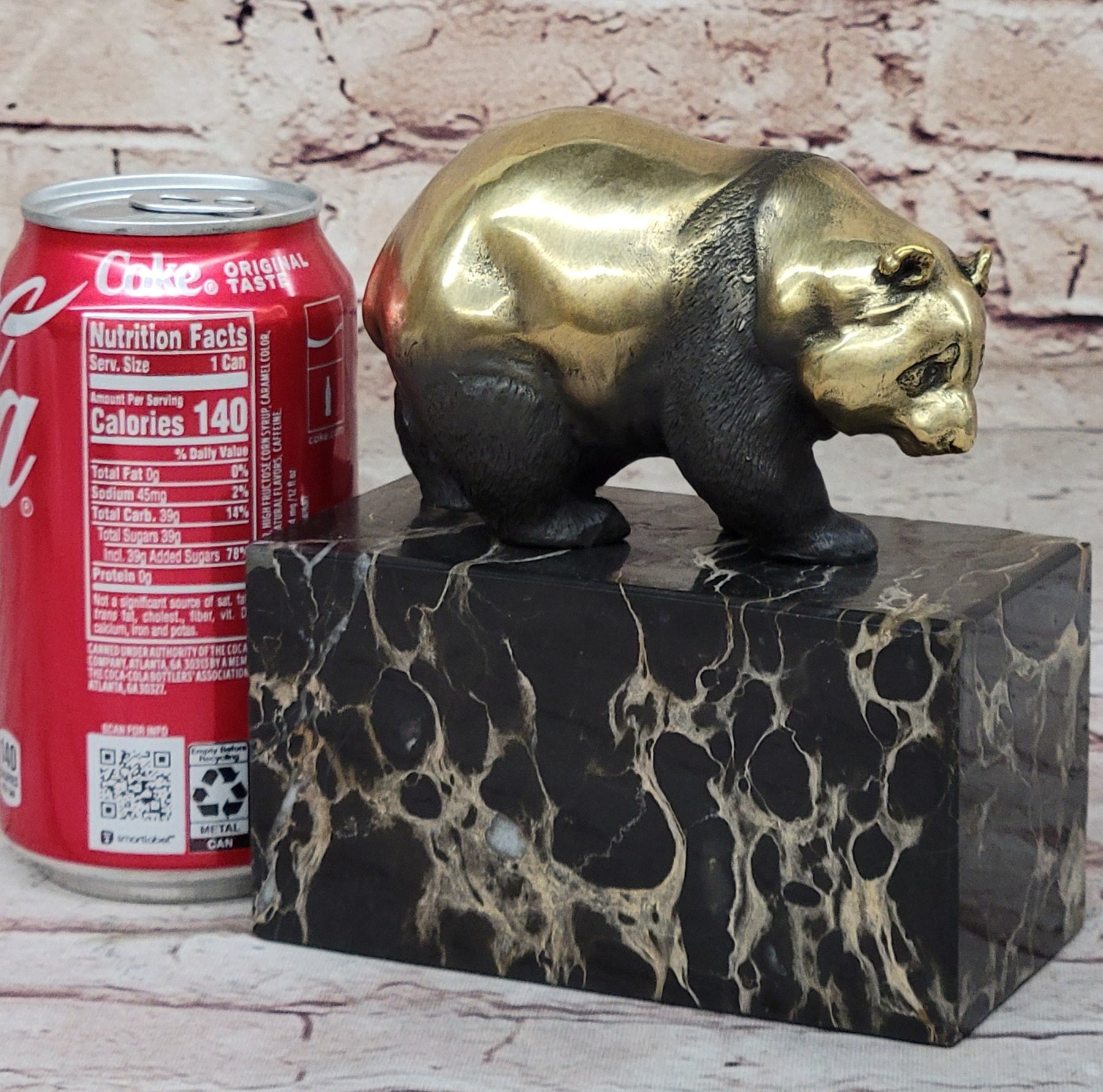 Art Deco Multi Color Patina Panda Animal Zoo Home