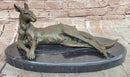 Kangaroo Bronze Statues Animal Metal Sculpture Home Decor Signed Cesaro