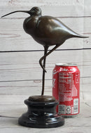 Egret Heron Wetlands Coastal Wading Bird Bronze Marble Art