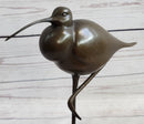 Egret Heron Wetlands Coastal Wading Bird Bronze Marble Art