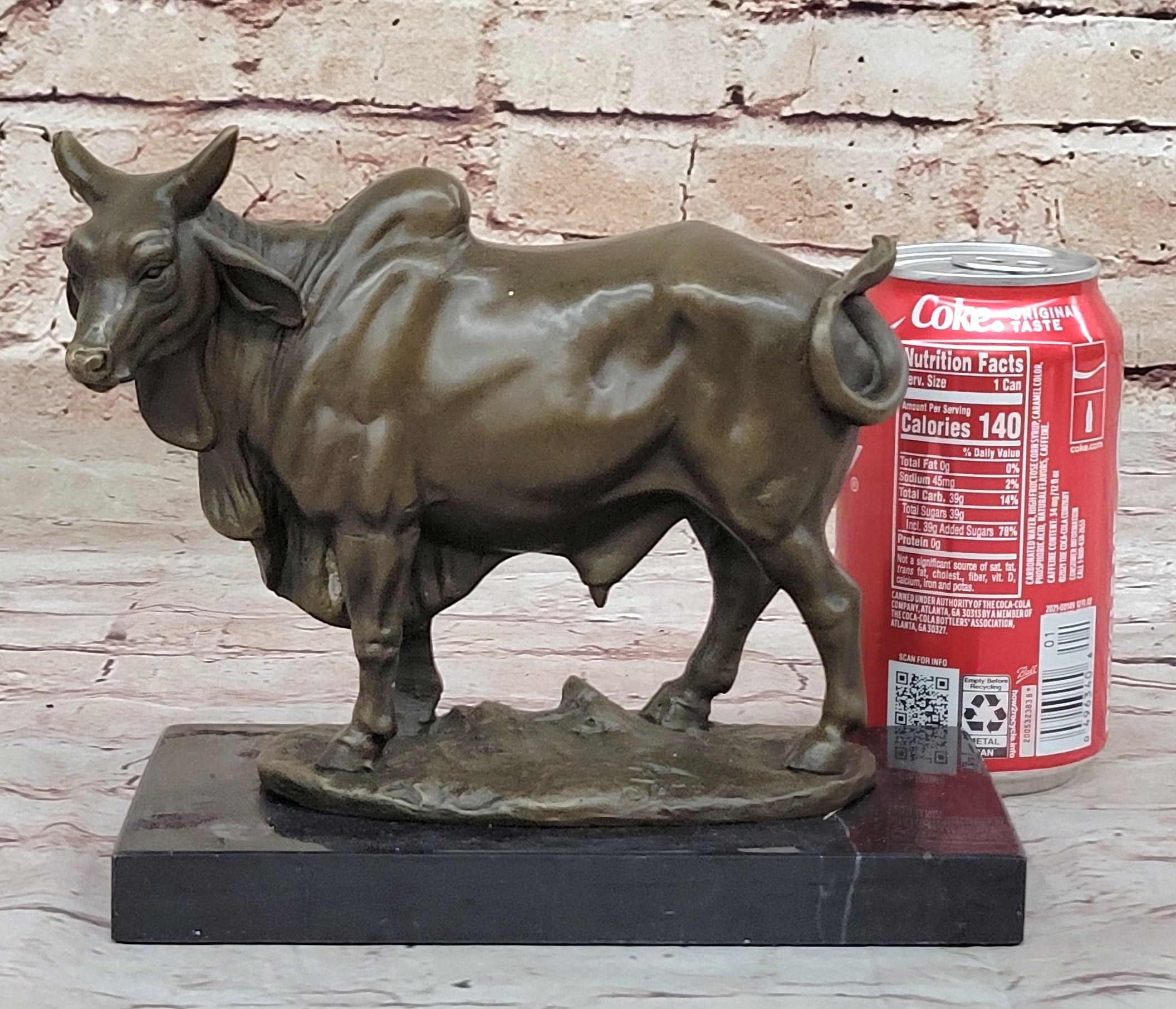 Hot Cast Bronze Ox Bull Sculpture Chinese Zodiac