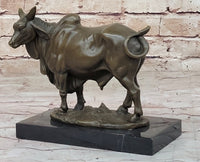 Hot Cast Bronze Ox Bull Sculpture Chinese Zodiac