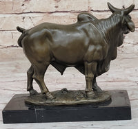 Hot Cast Bronze Ox Bull Sculpture Chinese Zodiac