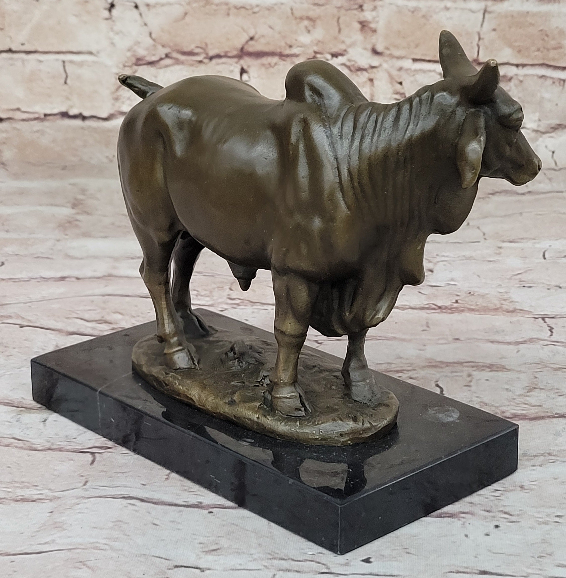 Hot Cast Bronze Ox Bull Sculpture Chinese Zodiac