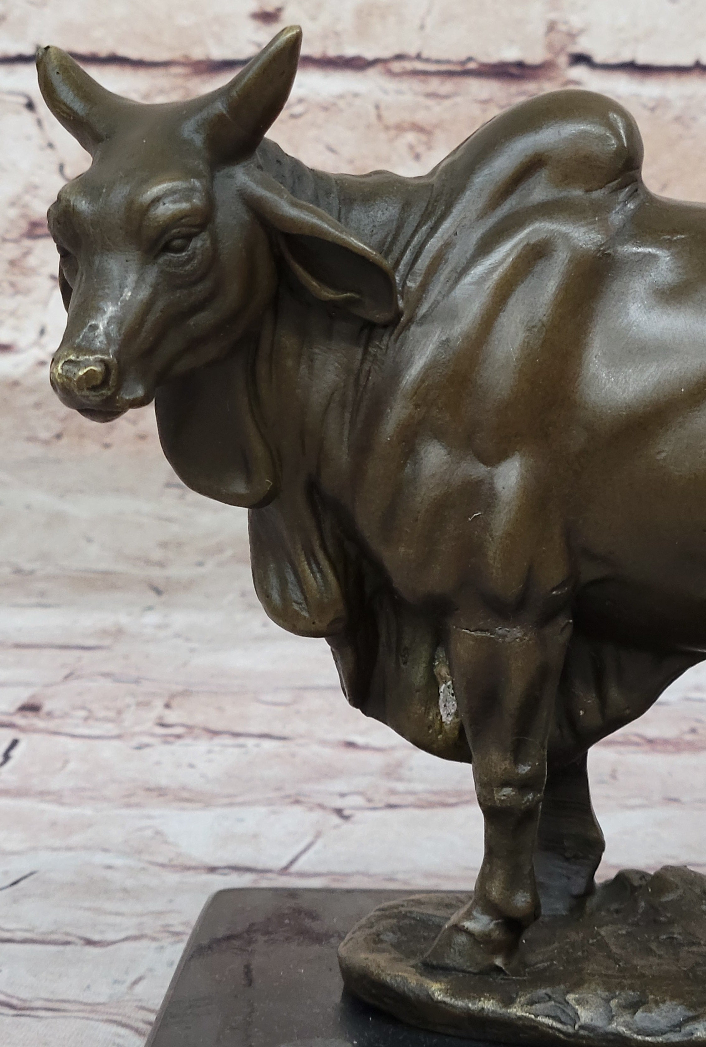 Hot Cast Bronze Ox Bull Sculpture Chinese Zodiac