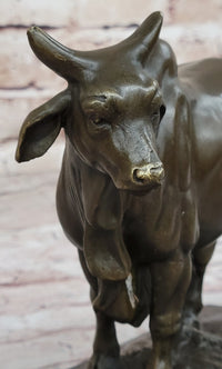 Hot Cast Bronze Ox Bull Sculpture Chinese Zodiac