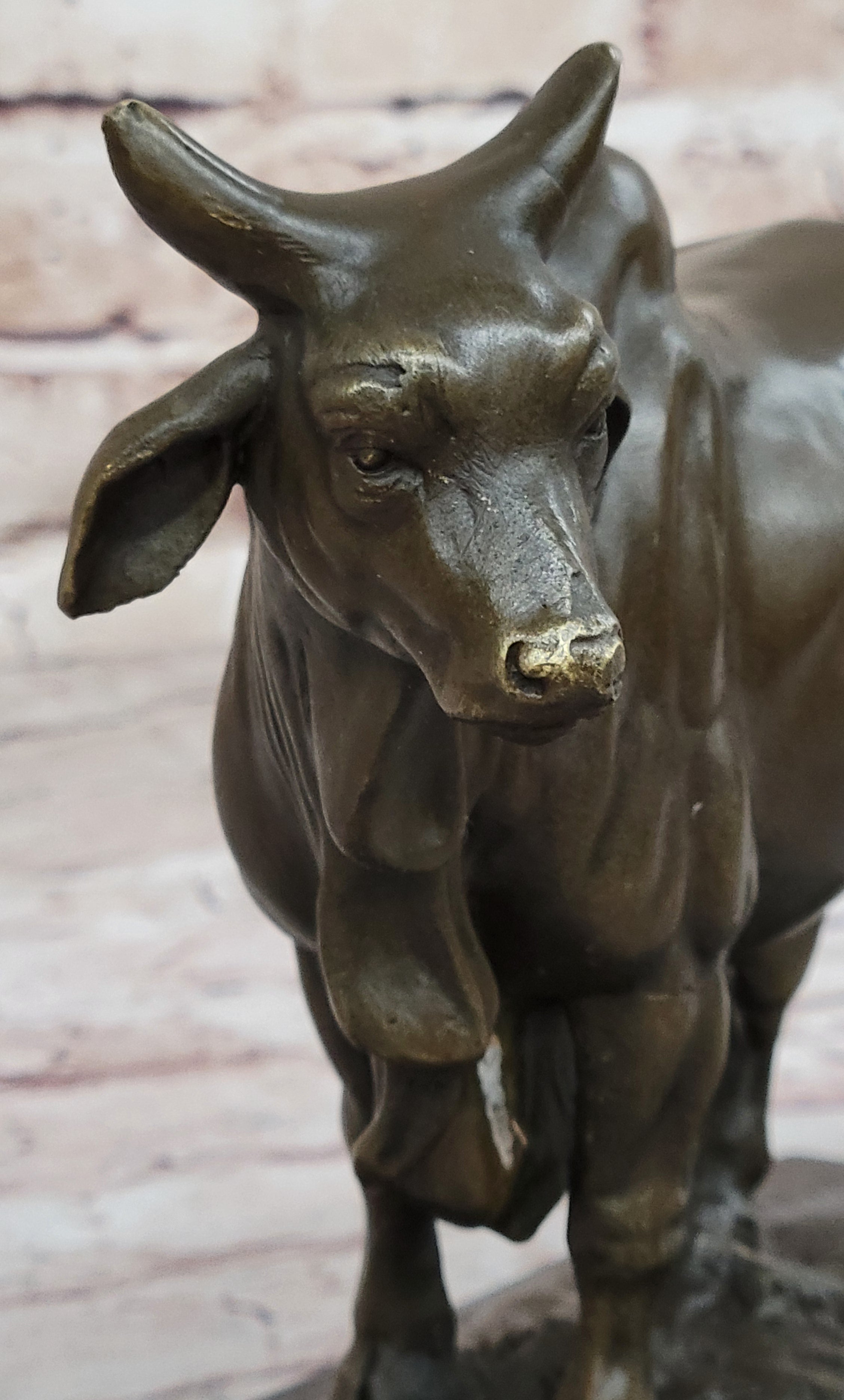 Hot Cast Bronze Ox Bull Sculpture Chinese Zodiac