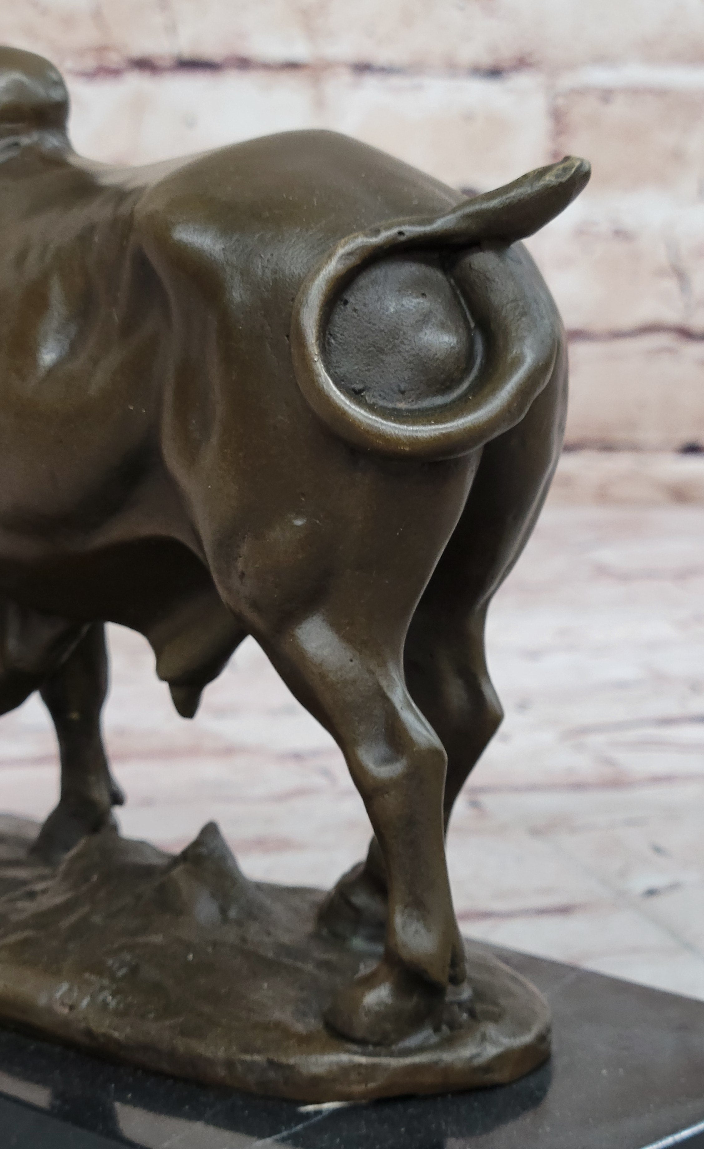 Hot Cast Bronze Ox Bull Sculpture Chinese Zodiac