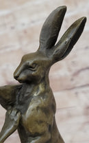 Boxing Hares Hot Cast Bronze Sculpture by Milo