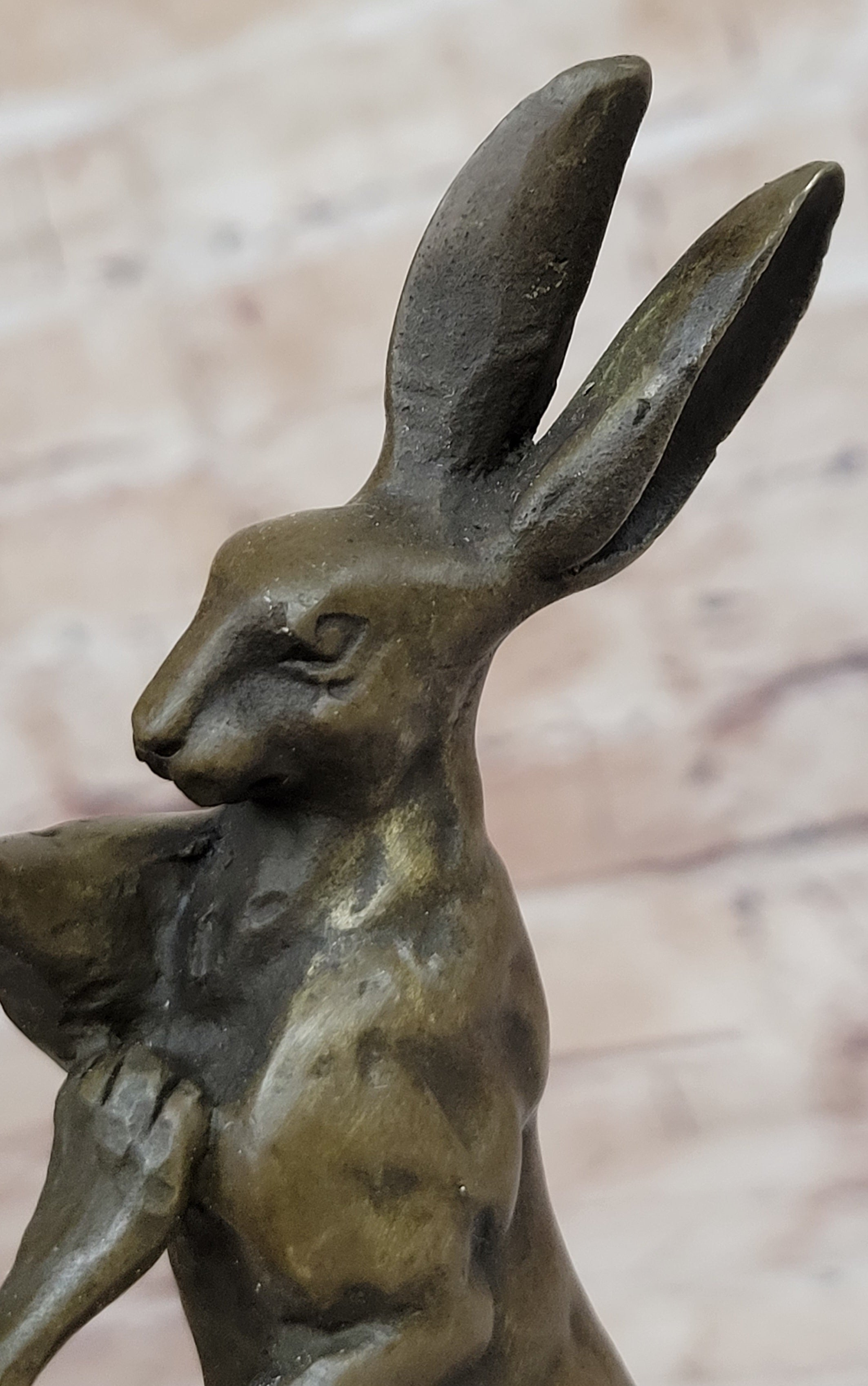 Boxing Hares Hot Cast Bronze Sculpture by Milo