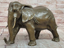 Signed Original Juno Elephant Bronze Sculpture Animal Statue Figurine Figure