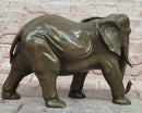 Signed Original Juno Elephant Bronze Sculpture Animal Statue Figurine Figure