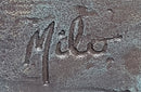 Bronze Peacock on Marble Pedestal - Signed Original Milo