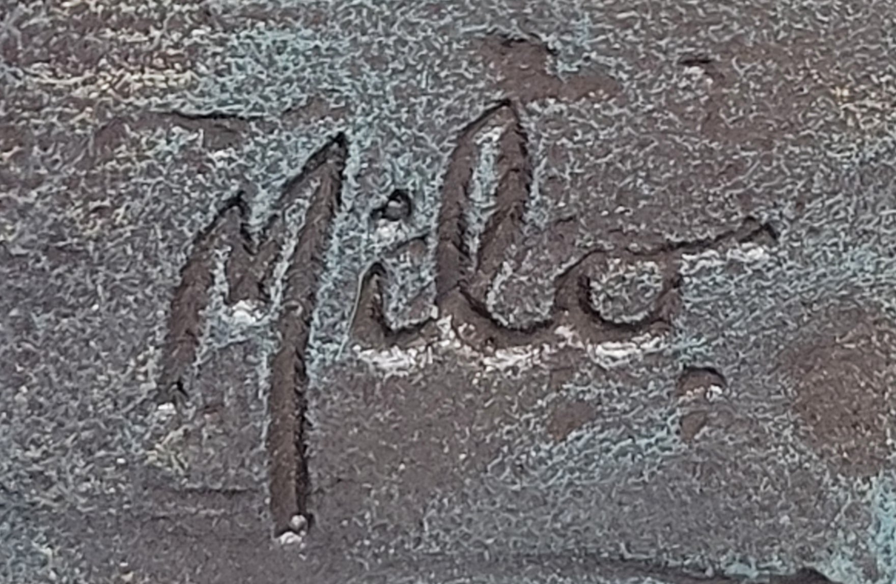Bronze Peacock on Marble Pedestal - Signed Original Milo