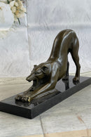 Greyhound or Saluki Racing Dog Bronze Sculpture 6" x 10"