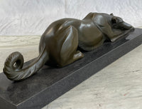Signed Carvin Greyhound Dog Bronze Art Deco Sculpture