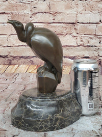 Hot Cast Bronze Abstract Modern Art Vulture Bird Sculpture