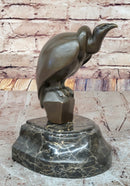 Hot Cast Bronze Abstract Modern Art Vulture Bird Sculpture