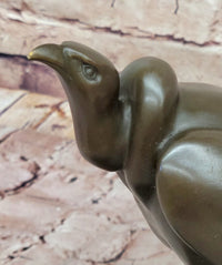 Hot Cast Bronze Abstract Modern Art Vulture Bird Sculpture