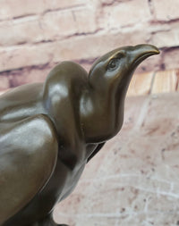 Hot Cast Bronze Abstract Modern Art Vulture Bird Sculpture