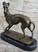 LARGE Bronze Whippet Greyhound Dog Classic Masterpiece