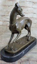 LARGE Bronze Whippet Greyhound Dog Classic Masterpiece
