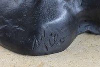 Art Deco English Bulldog 100% Solid Bronze Sculpture