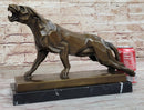 Henry Moore Abstract Jaguar Panther Cougar Lion Bronze