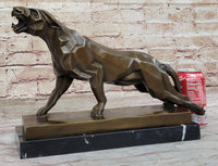 Henry Moore Abstract Jaguar Panther Cougar Lion Bronze