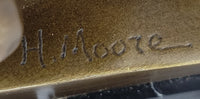 Henry Moore Abstract Jaguar Panther Cougar Lion Bronze