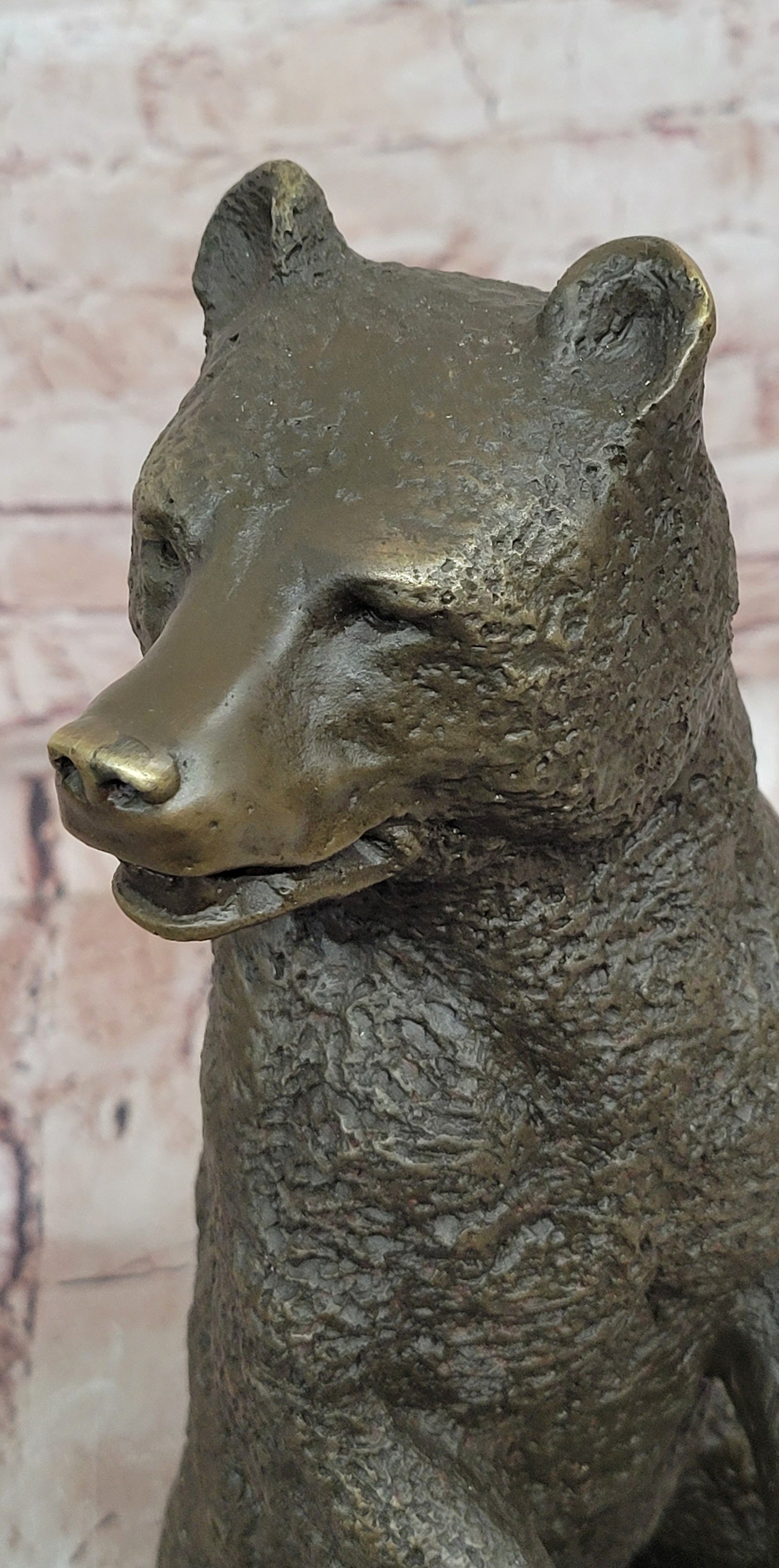 Hand Made Grizzly Bear by Nicolai Lieberich Real Bronze Sculpture Figurine Statue